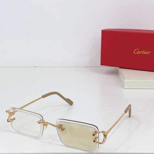 Cartier AAA Quality Sunglassess #1258745 $68.00 USD, Wholesale Replica Cartier AAA Quality Sunglassess