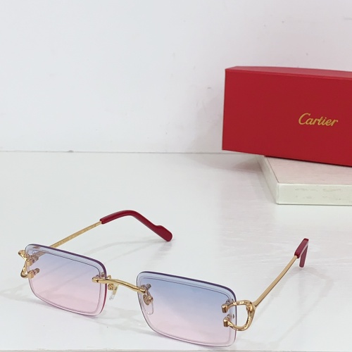 Cartier AAA Quality Sunglassess #1258746 $68.00 USD, Wholesale Replica Cartier AAA Quality Sunglassess