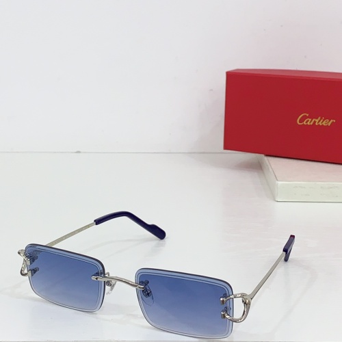 Cartier AAA Quality Sunglassess #1258749 $68.00 USD, Wholesale Replica Cartier AAA Quality Sunglassess