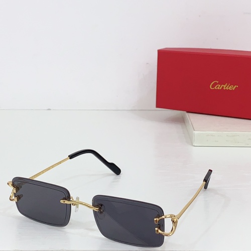 Cartier AAA Quality Sunglassess #1258751 $68.00 USD, Wholesale Replica Cartier AAA Quality Sunglassess