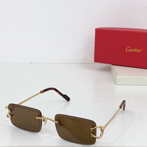 Cartier AAA Quality Sunglassess #1258752 $68.00 USD, Wholesale Replica Cartier AAA Quality Sunglassess