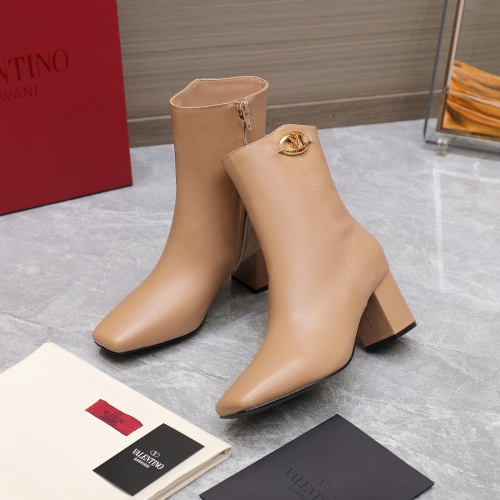 Replica Valentino Boots For Women #1258756 $130.00 USD for Wholesale