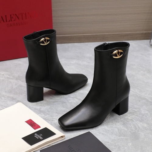 Replica Valentino Boots For Women #1258764 $130.00 USD for Wholesale