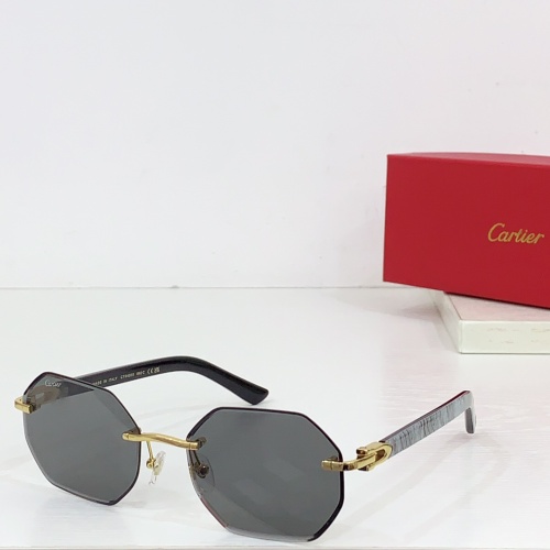 Cartier AAA Quality Sunglassess #1258766 $60.00 USD, Wholesale Replica Cartier AAA Quality Sunglassess