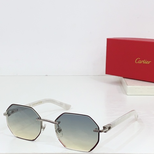 Cartier AAA Quality Sunglassess #1258767 $60.00 USD, Wholesale Replica Cartier AAA Quality Sunglassess