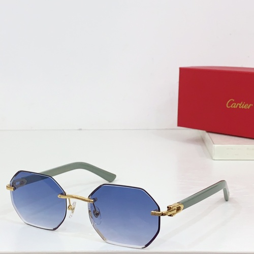 Cartier AAA Quality Sunglassess #1258768 $60.00 USD, Wholesale Replica Cartier AAA Quality Sunglassess