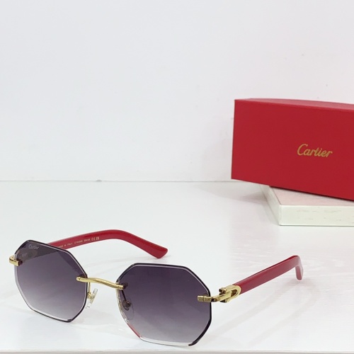 Cartier AAA Quality Sunglassess #1258769 $60.00 USD, Wholesale Replica Cartier AAA Quality Sunglassess