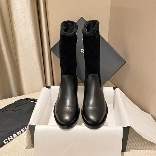 Replica Chanel Boots For Women #1258773 $150.00 USD for Wholesale