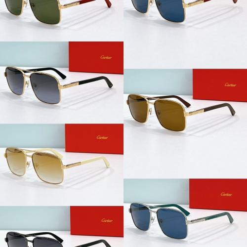 Replica Cartier AAA Quality Sunglassess #1258774 $48.00 USD for Wholesale