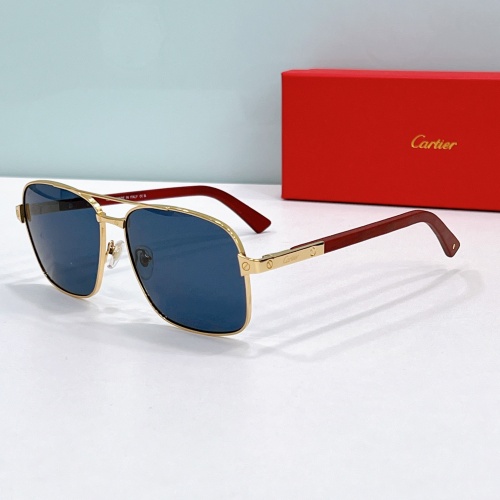 Cartier AAA Quality Sunglassess #1258775 $48.00 USD, Wholesale Replica Cartier AAA Quality Sunglassess