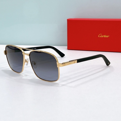 Cartier AAA Quality Sunglassess #1258777 $48.00 USD, Wholesale Replica Cartier AAA Quality Sunglassess