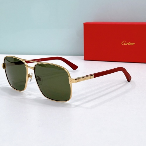 Cartier AAA Quality Sunglassess #1258778 $48.00 USD, Wholesale Replica Cartier AAA Quality Sunglassess