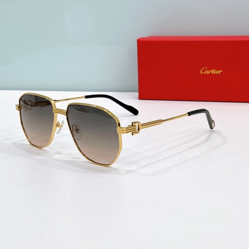 Cartier AAA Quality Sunglassess #1258788 $48.00 USD, Wholesale Replica Cartier AAA Quality Sunglassess