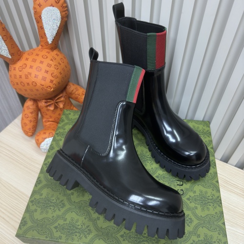 Gucci Boots For Women #1258803 $122.00 USD, Wholesale Replica Gucci Boots