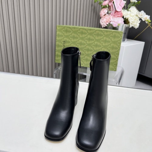 Replica Gucci Boots For Women #1258805 $122.00 USD for Wholesale