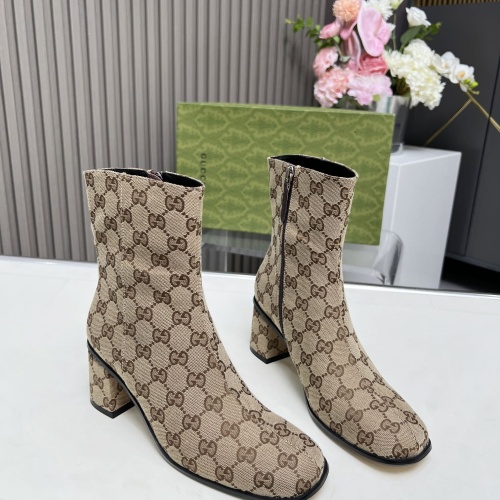 Gucci Boots For Women #1258806 $122.00 USD, Wholesale Replica Gucci Boots