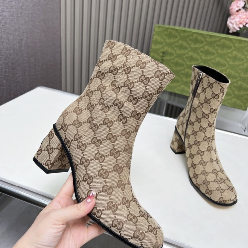 Replica Gucci Boots For Women #1258806 $122.00 USD for Wholesale