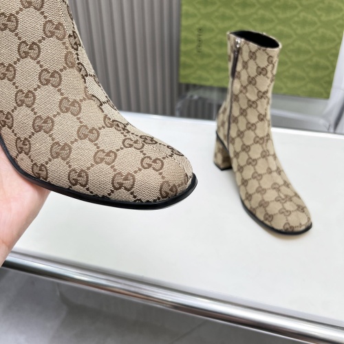 Replica Gucci Boots For Women #1258806 $122.00 USD for Wholesale