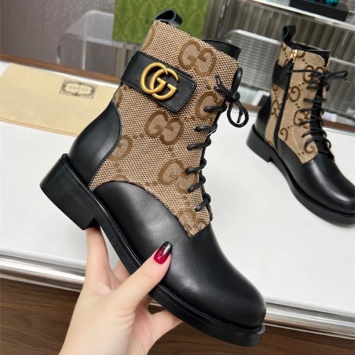 Gucci Boots For Women #1258810 $102.00 USD, Wholesale Replica Gucci Boots