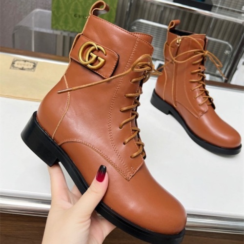 Gucci Boots For Women #1258811 $105.00 USD, Wholesale Replica Gucci Boots