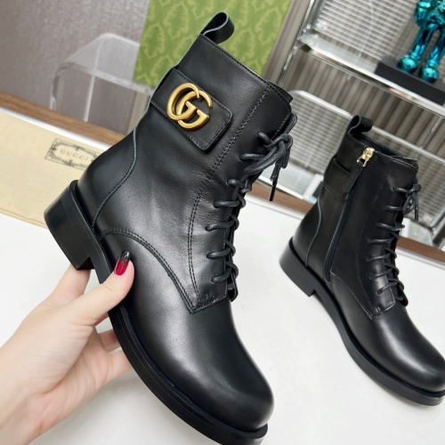 Gucci Boots For Women #1258812 $105.00 USD, Wholesale Replica Gucci Boots