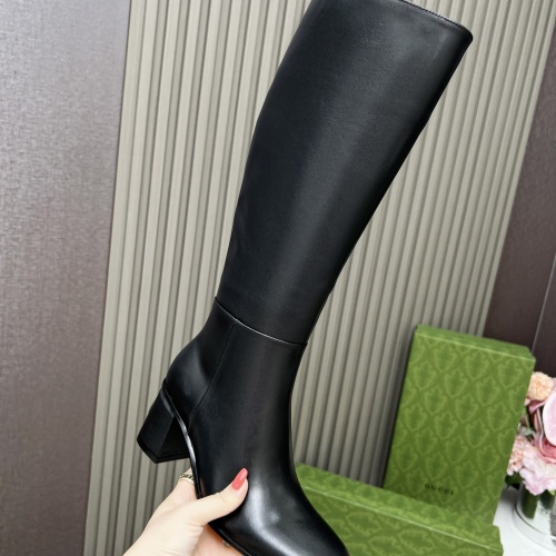 Replica Gucci Boots For Women #1258813 $155.00 USD for Wholesale