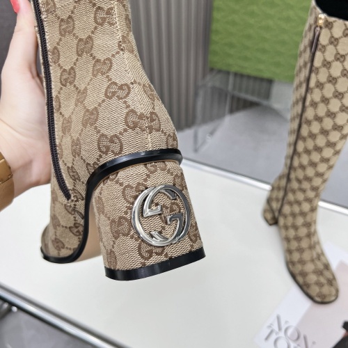 Replica Gucci Boots For Women #1258814 $155.00 USD for Wholesale