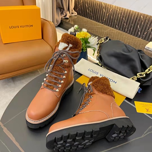 Replica Louis Vuitton Boots For Women #1258817 $125.00 USD for Wholesale