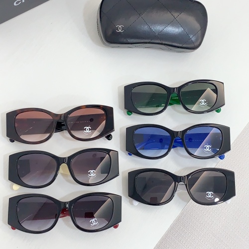 Replica Chanel AAA Quality Sunglasses #1258844 $56.00 USD for Wholesale