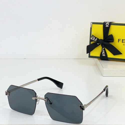 Fendi AAA Quality Sunglasses #1258890 $64.00 USD, Wholesale Replica Fendi AAA Quality Sunglasses