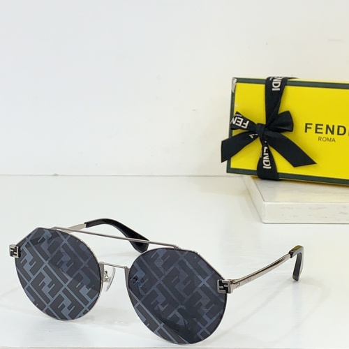 Fendi AAA Quality Sunglasses #1258892 $64.00 USD, Wholesale Replica Fendi AAA Quality Sunglasses