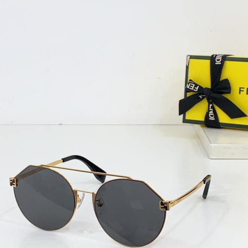 Fendi AAA Quality Sunglasses #1258895 $64.00 USD, Wholesale Replica Fendi AAA Quality Sunglasses