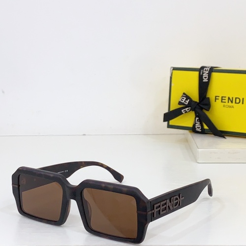 Fendi AAA Quality Sunglasses #1258905 $64.00 USD, Wholesale Replica Fendi AAA Quality Sunglasses