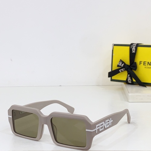 Fendi AAA Quality Sunglasses #1258907 $64.00 USD, Wholesale Replica Fendi AAA Quality Sunglasses