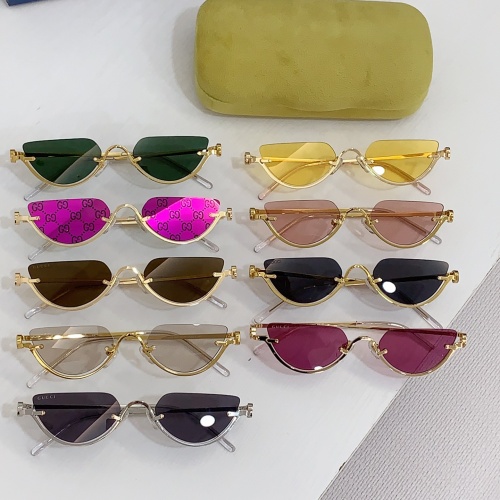 Replica Gucci AAA Quality Sunglasses #1258934 $45.00 USD for Wholesale