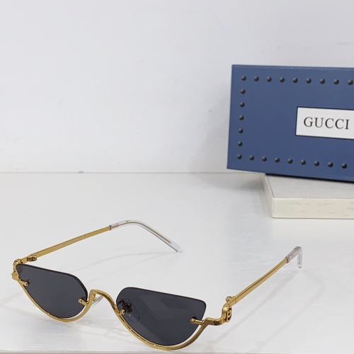 Gucci AAA Quality Sunglasses #1258937 $45.00 USD, Wholesale Replica Gucci AAA Quality Sunglasses