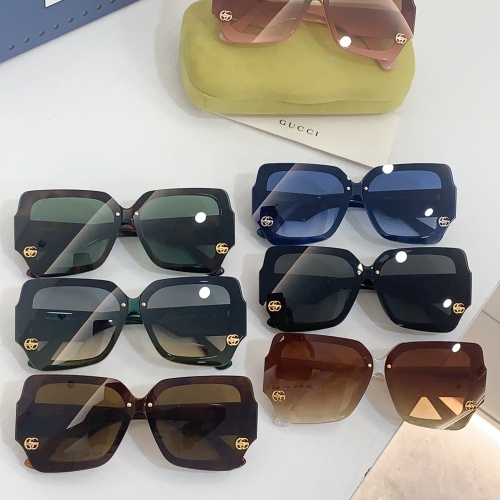 Replica Gucci AAA Quality Sunglasses #1258952 $60.00 USD for Wholesale