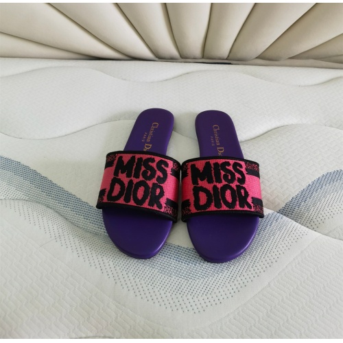 Christian Dior Slippers For Women #1258990 $68.00 USD, Wholesale Replica Christian Dior Slippers