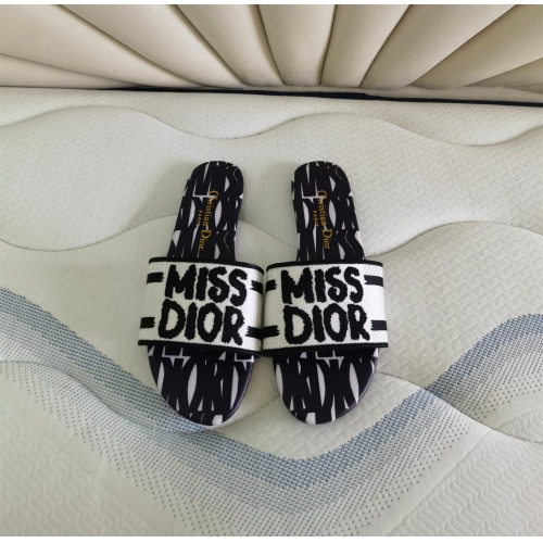 Christian Dior Slippers For Women #1259012 $68.00 USD, Wholesale Replica Christian Dior Slippers