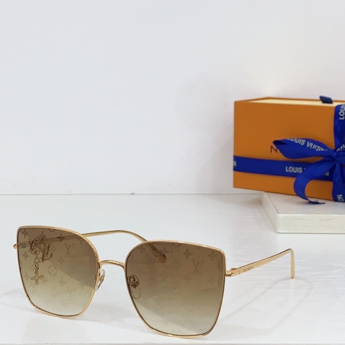 Louis Vuitton AAA Quality Sunglasses #1259034 $64.00 USD, Wholesale Replica Louis Vuitton AAA Quality Sunglasses