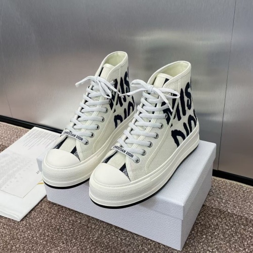 Christian Dior High Top Shoes For Women #1259045 $105.00 USD, Wholesale Replica Christian Dior High Top Shoes