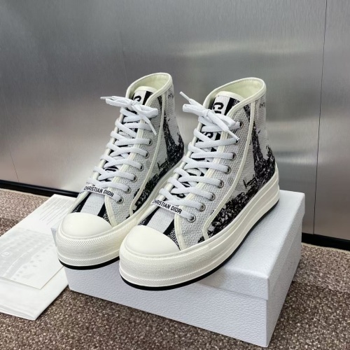 Christian Dior High Top Shoes For Women #1259048 $105.00 USD, Wholesale Replica Christian Dior High Top Shoes