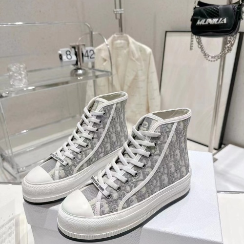 Christian Dior High Top Shoes For Women #1259053 $105.00 USD, Wholesale Replica Christian Dior High Top Shoes