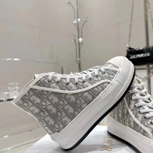 Replica Christian Dior High Top Shoes For Women #1259053 $105.00 USD for Wholesale