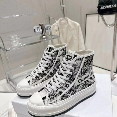 Christian Dior High Top Shoes For Women #1259055 $105.00 USD, Wholesale Replica Christian Dior High Top Shoes