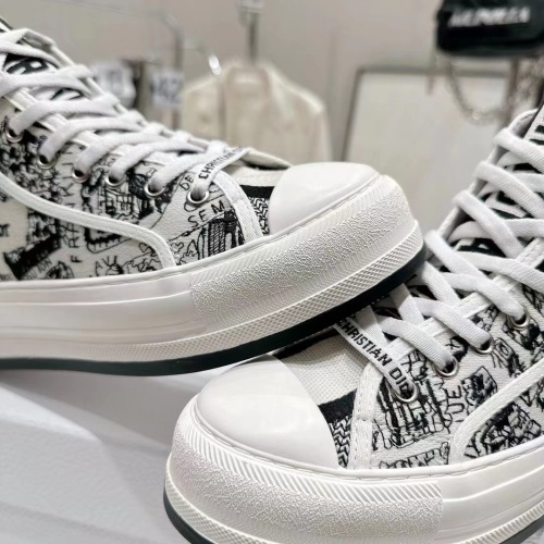 Replica Christian Dior High Top Shoes For Women #1259055 $105.00 USD for Wholesale