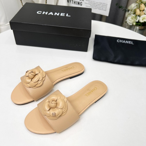 Chanel Slippers For Women #1259057 $80.00 USD, Wholesale Replica Chanel Slippers