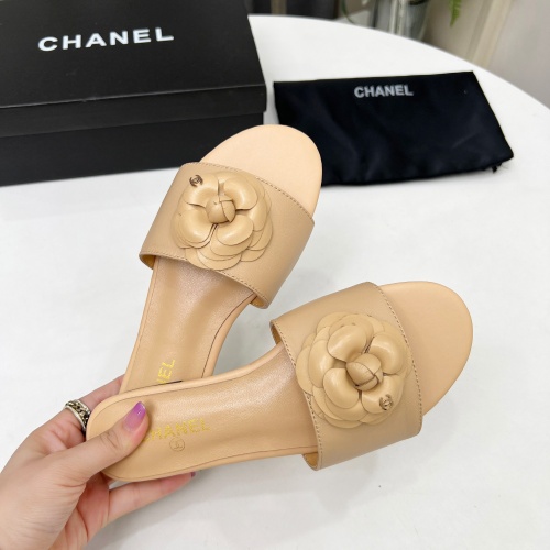 Replica Chanel Slippers For Women #1259057 $80.00 USD for Wholesale