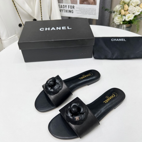 Chanel Slippers For Women #1259058 $80.00 USD, Wholesale Replica Chanel Slippers