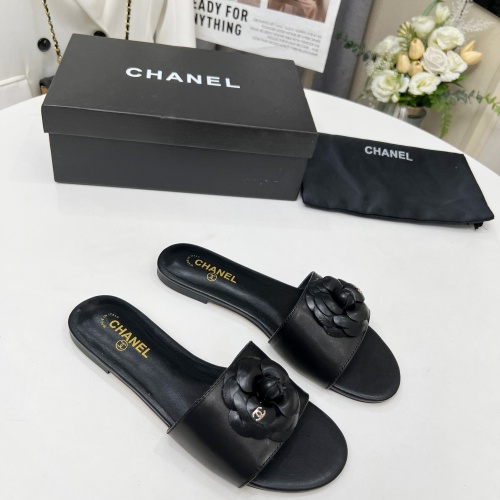 Replica Chanel Slippers For Women #1259058 $80.00 USD for Wholesale